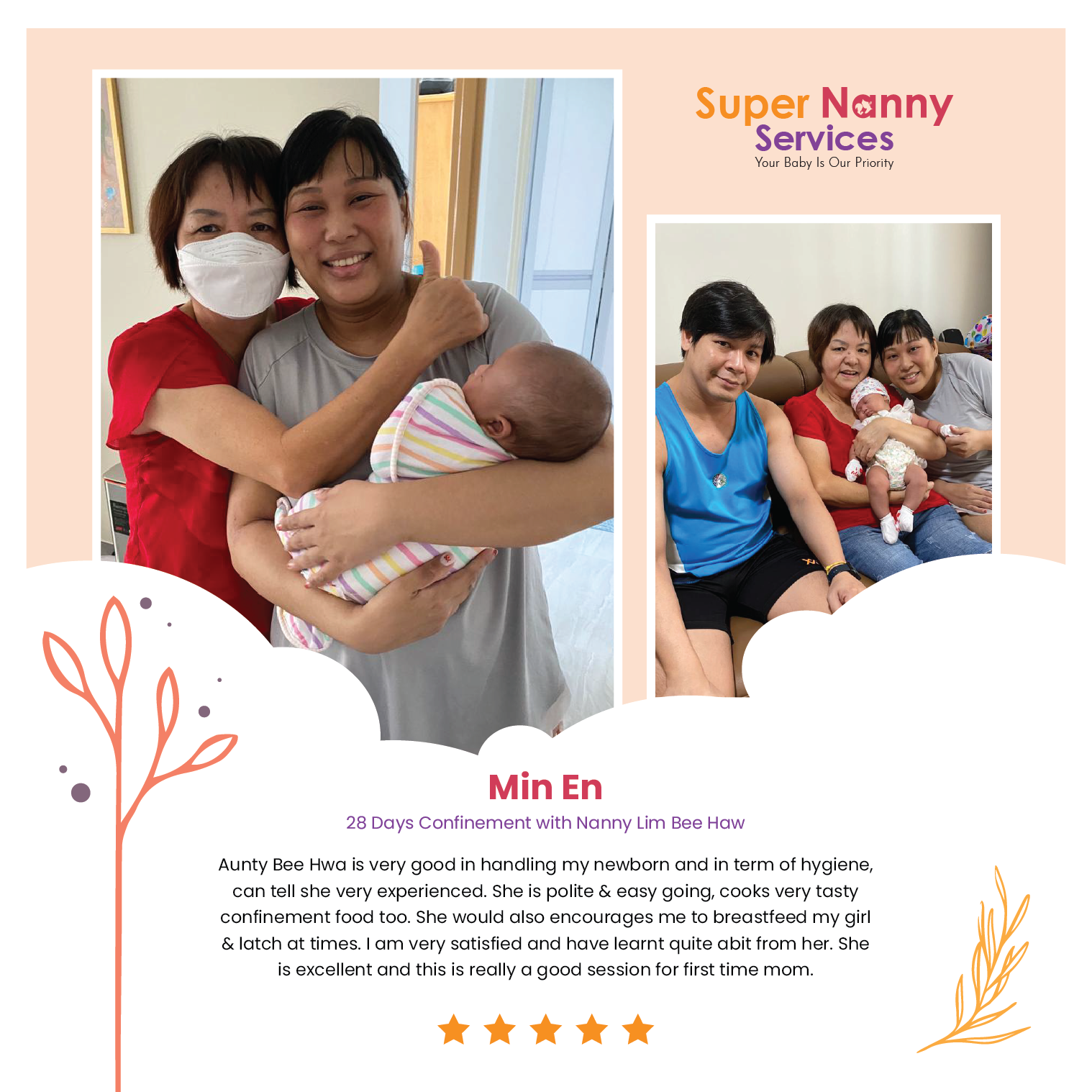 28 Days Confinement with Nanny Lim Bee Haw