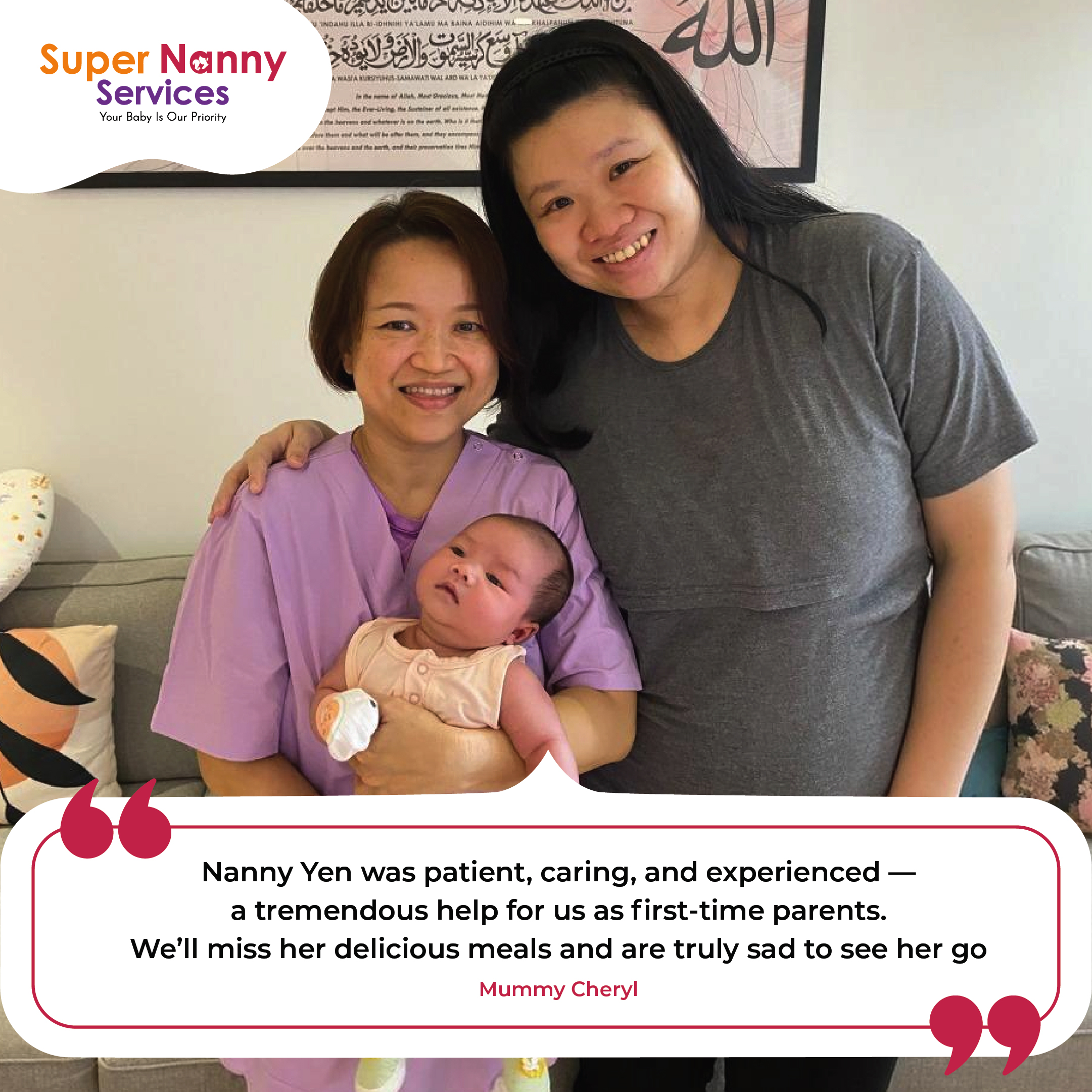 Stay in Nanny Yen with Mummy Cheryl